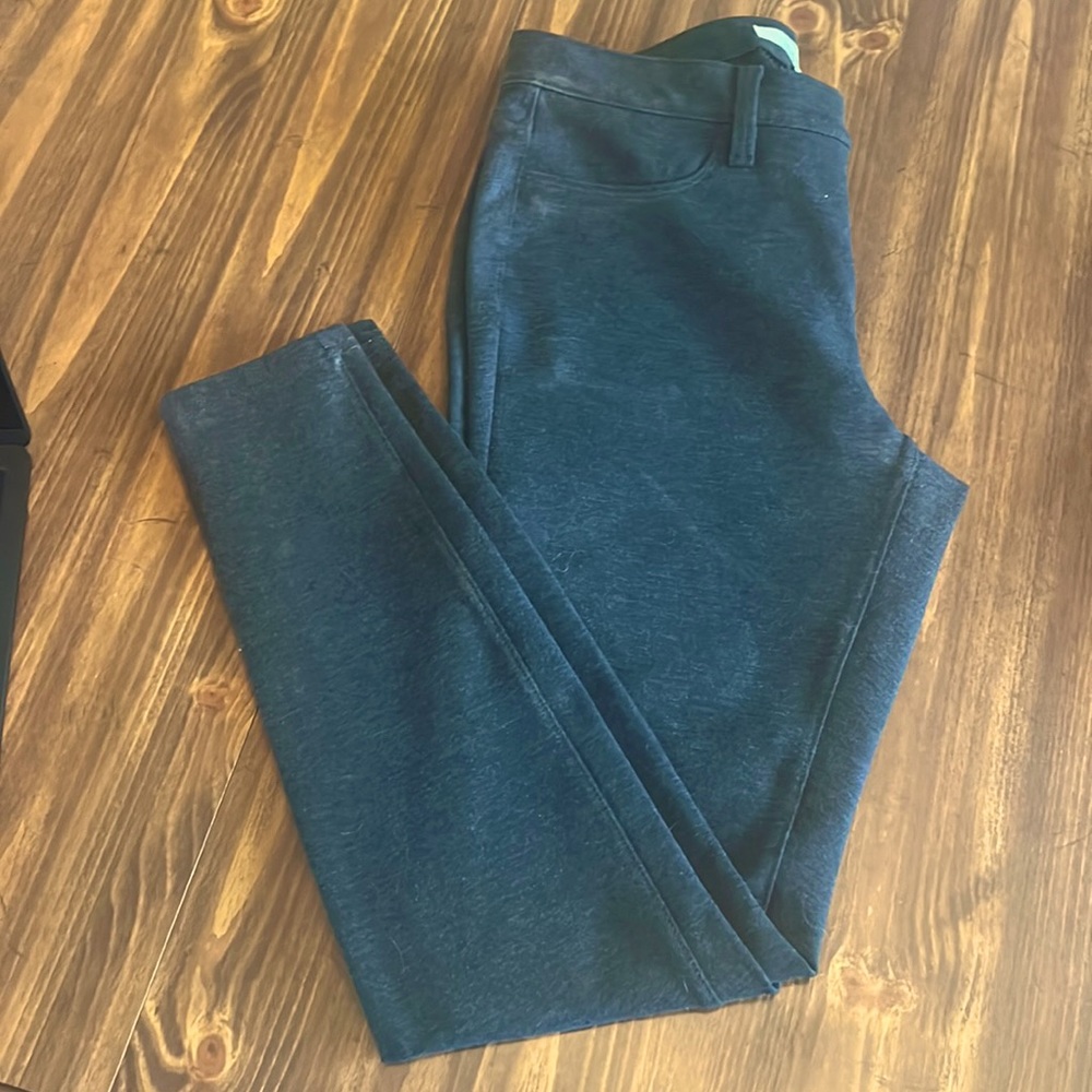 LOFT PERFECT CONDITION - Dark Gray Stretch High Waisted Skinny Jeggings